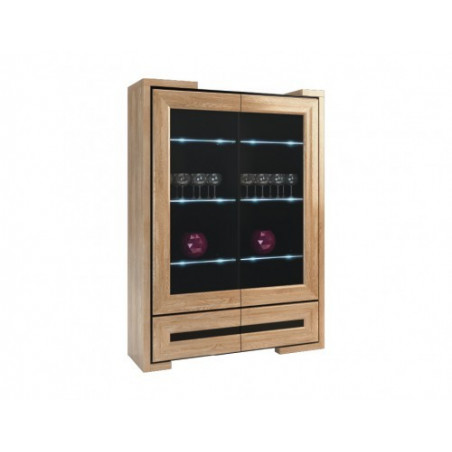 MEBIN CORINO Witryna szkło 2DS2SZ (2-dzielna)