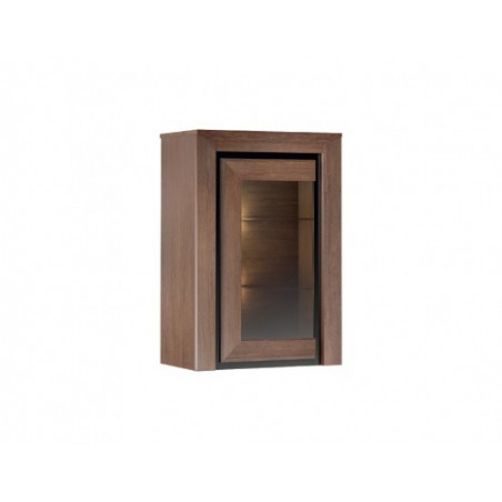 MEBIN SEMPRE Witrynka wisząca 1DS lewa z oświetleniem