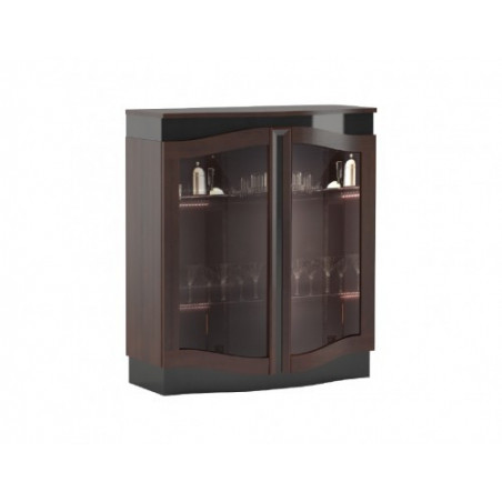 MEBIN DIUNA Witrynka niska 2DS z oświetleniem