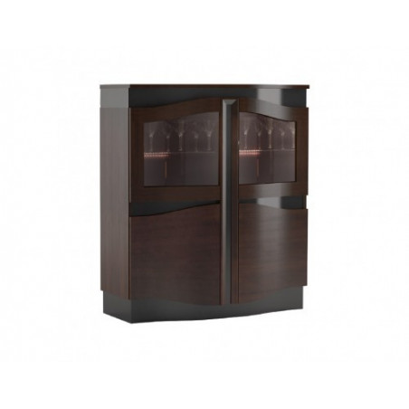 MEBIN DIUNA Witrynka niska 2DS2D z oświetleniem