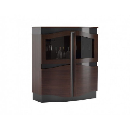 MEBIN DIUNA Szafka z barkiem 2DS2D z oświetleniem