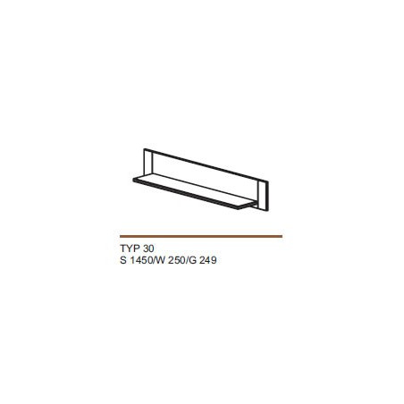 DEKORT FARO PÓŁKA TYP 30