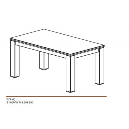 DEKORT FARO STÓŁ TYP 60