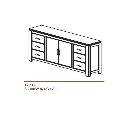 DEKORT FARO KOMODA TYP 49