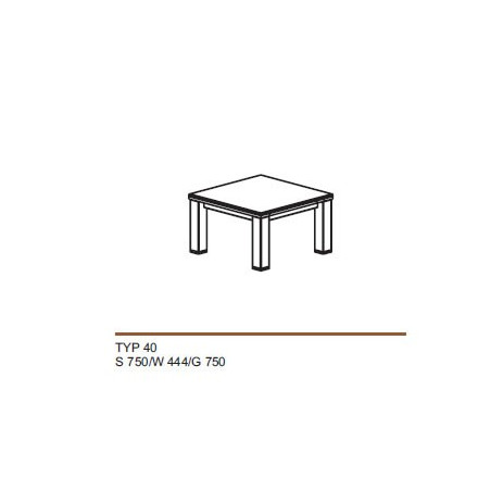 DEKORT PORTO STOLIK TYP 40