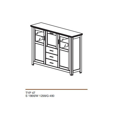 DEKORT PORTO KOMODA TYP 47