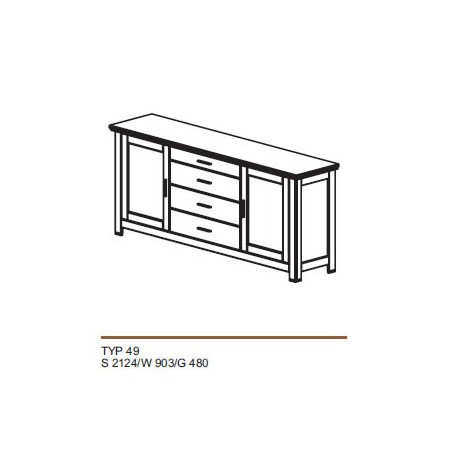 DEKORT PORTO KOMODA TYP 49