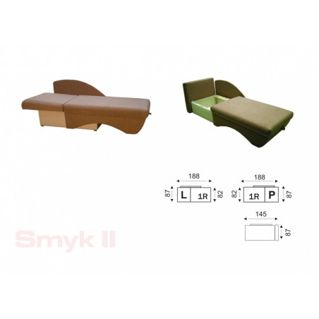 GÓR-SOFA TAPCZAN SMYK II 1R