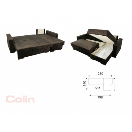 GÓR-SOFA NAROŻNIK COLIN