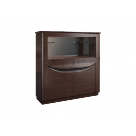 MEBIN BARI Szafka 2DS z barkiem z oświetleniem