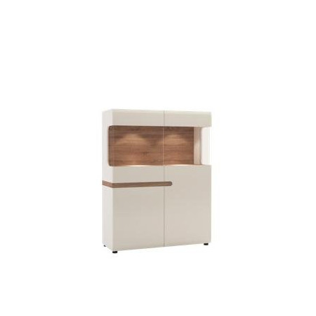  Witryny i Regały otwarte MEBLE WÓJCIK LINATE WITRYNA 3D-1S TYP 33 Meble Wójcik - 1