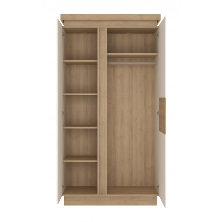  Szafy MEBLE WÓJCIK LYON JASNY SZAFA 2D LYOS01 Meble Wójcik - 2