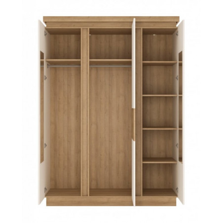  Szafy MEBLE WÓJCIK LYON JASNY SZAFA 3D LYOS02 Meble Wójcik - 2