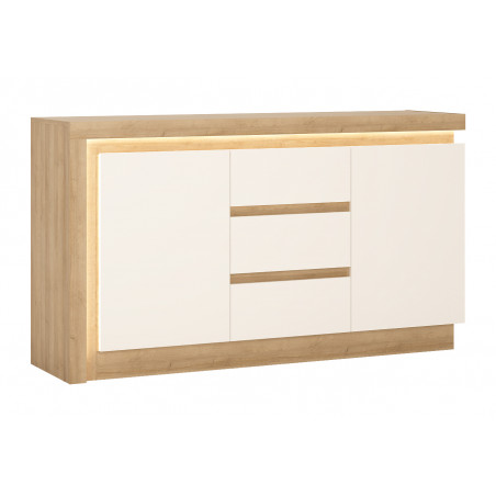  Komody MEBLE WÓJCIK LYON JASNY KOMODA 2D-3S LYOK01 Meble Wójcik - 1