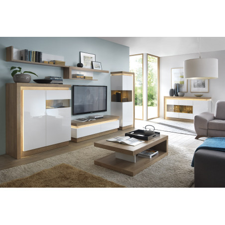  Komody MEBLE WÓJCIK LYON JASNY KOMODA 3D LYOK02 Meble Wójcik - 3