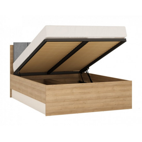  Łóżka MEBLE WÓJCIK LYON JASNY ŁÓŻKO Z PODNOSZONYM STELAŻEM LYOZ02 Meble Wójcik - 2