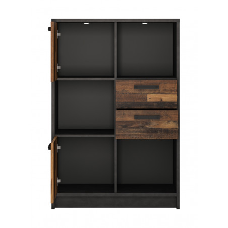  Witryny i Regały otwarte MEBLE WÓJCIK NUBI REGAŁ  2D-2S TYP NUBR02 Meble Wójcik - 2