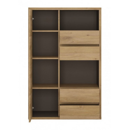  Witryny i Regały otwarte MEBLE WÓJCIK SHETLAND REGAŁ 1D-4S TYP 31 Meble Wójcik - 2
