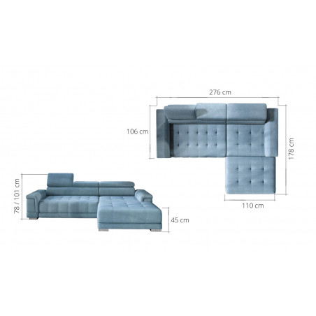 WERSAL NAROŻNIK CAMPO MINI