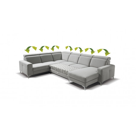 LIBRO NAROŻNIK MODUŁOWY ASPEN PK-2BK-E-2F-OBKR