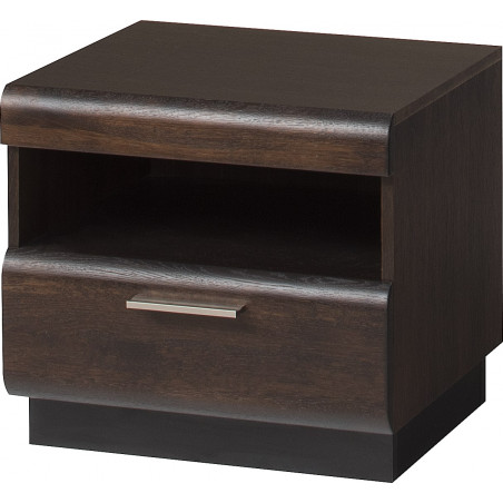 MEBLE SZYNAKA PORTI DĄB CZEKOLADOWY SZAFKA NOCNA TYP 79