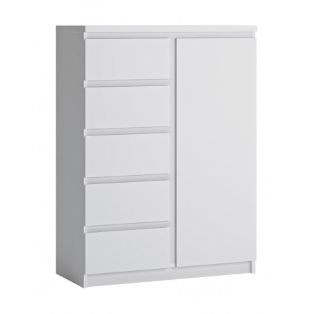  Komody MEBLE WÓJCIK FRIBO BIAŁE KOMODA 1D5S TYP FRIK01 Meble Wójcik - 1