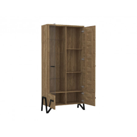 MEBIN PIK Witryna podwójna z oświetleniem III lewa