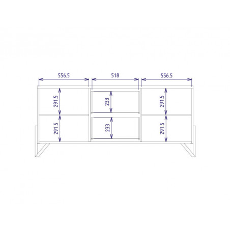 MEBIN PIK Komoda 2D2SZ