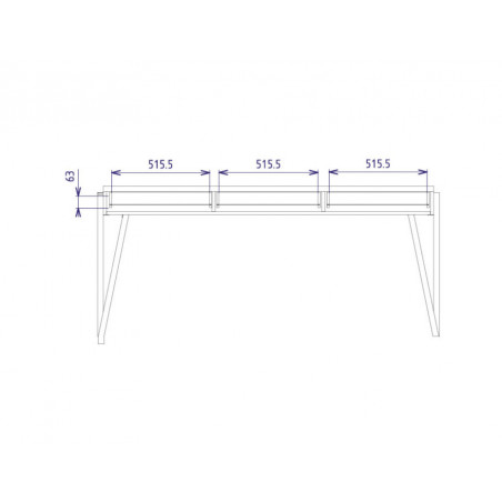 MEBIN PIK Biurko duże z szufladą