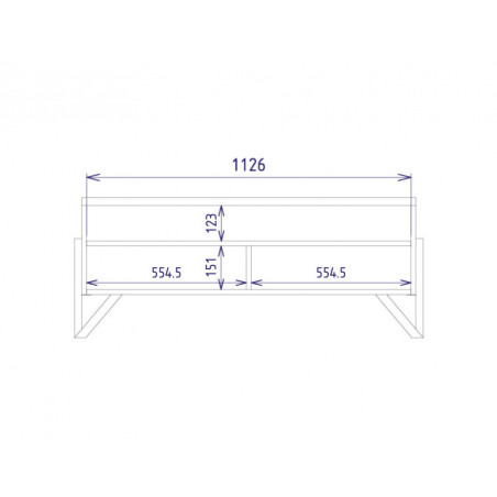 MEBIN PIK Szafka RTV Mini
