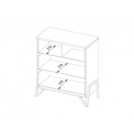 MEBIN PIK Komoda 3SZ