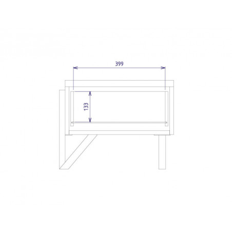 MEBIN PIK Szafka nocna lewa
