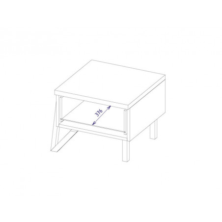 MEBIN PIK Szafka nocna lewa