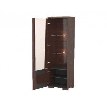 MEBIN RIMINI (RICO) Witryna pojedyncza 1D1DS lewa z oświetleniem