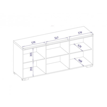MEBIN RIMINI (RICO)Komoda 3D