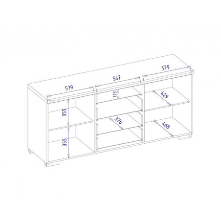 MEBIN RIMINI (RICO) Komoda 2D4SZ
