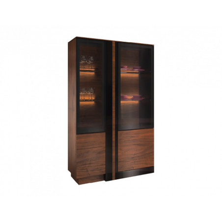 MEBIN Vigo (Vision) Witryna szkło podwójna lewa z oświetleniem