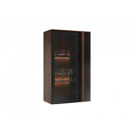 MEBIN Vigo (Vision) Witrynka wisząca 1DS prawa z oświetleniem