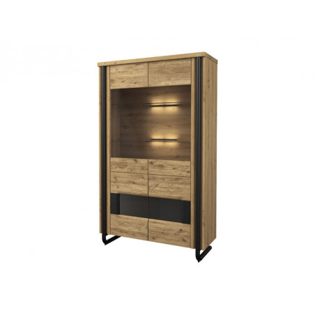 MEBIN Omega Witryna podwójna z oświetleniem