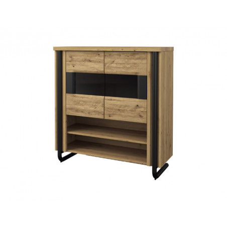 MEBIN Omega Szafka z barkiem z oświetleniem