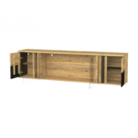 MEBIN Omega Witrynka wisząca duża 2D2DS z oświetleniem