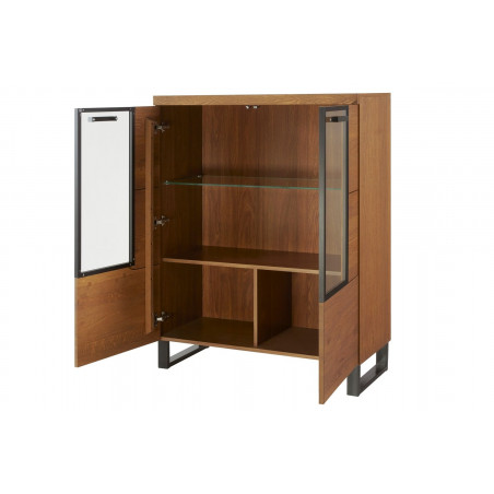 MEBLE SZYNAKA PRATTO WITRYNA 2-DRZWIOWA NISKA TYP 15