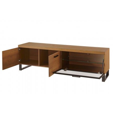 MEBLE SZYNAKA PRATTO SZAFKA RTV 2D Z KLAPĄ TYP 25