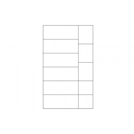 MEBLE SZYNAKA VELVET DĄB RUSTICAL WITRYNA 4D TYP 12