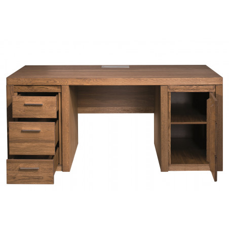 MEBLE SZYNAKA VELVET DĄB RUSTICAL BIURKO 1D3S TYP 37