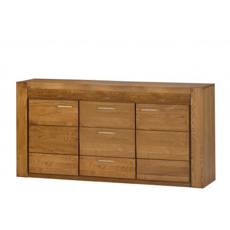 MEBLE SZYNAKA VELVET DĄB RUSTICAL KOMODA 2D3S TYP 47