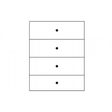 MEBLE SZYNAKA VELVET DĄB RUSTICAL KOMODA 4S TYP 75