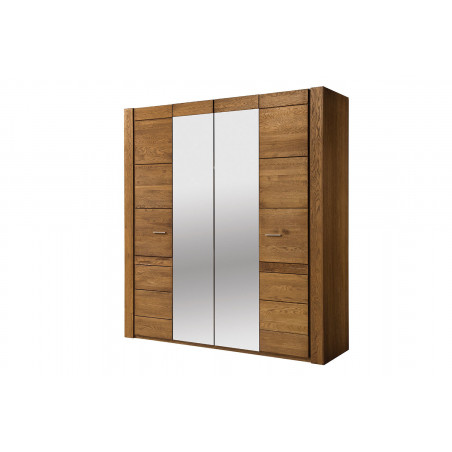 MEBLE SZYNAKA VELVET DĄB RUSTICAL SZAFA 4D TYP 77