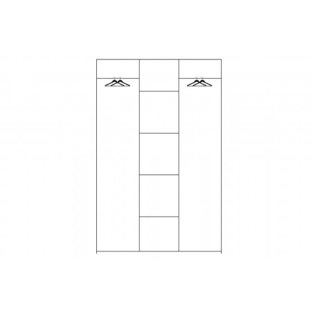 MEBLE SZYNAKA DESJO SZAFA 3D TYP 06