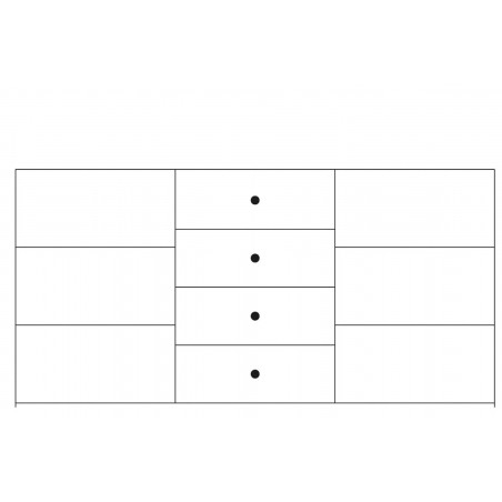 MEBLE SZYNAKA DESJO KOMODA 2D4S TYP 10